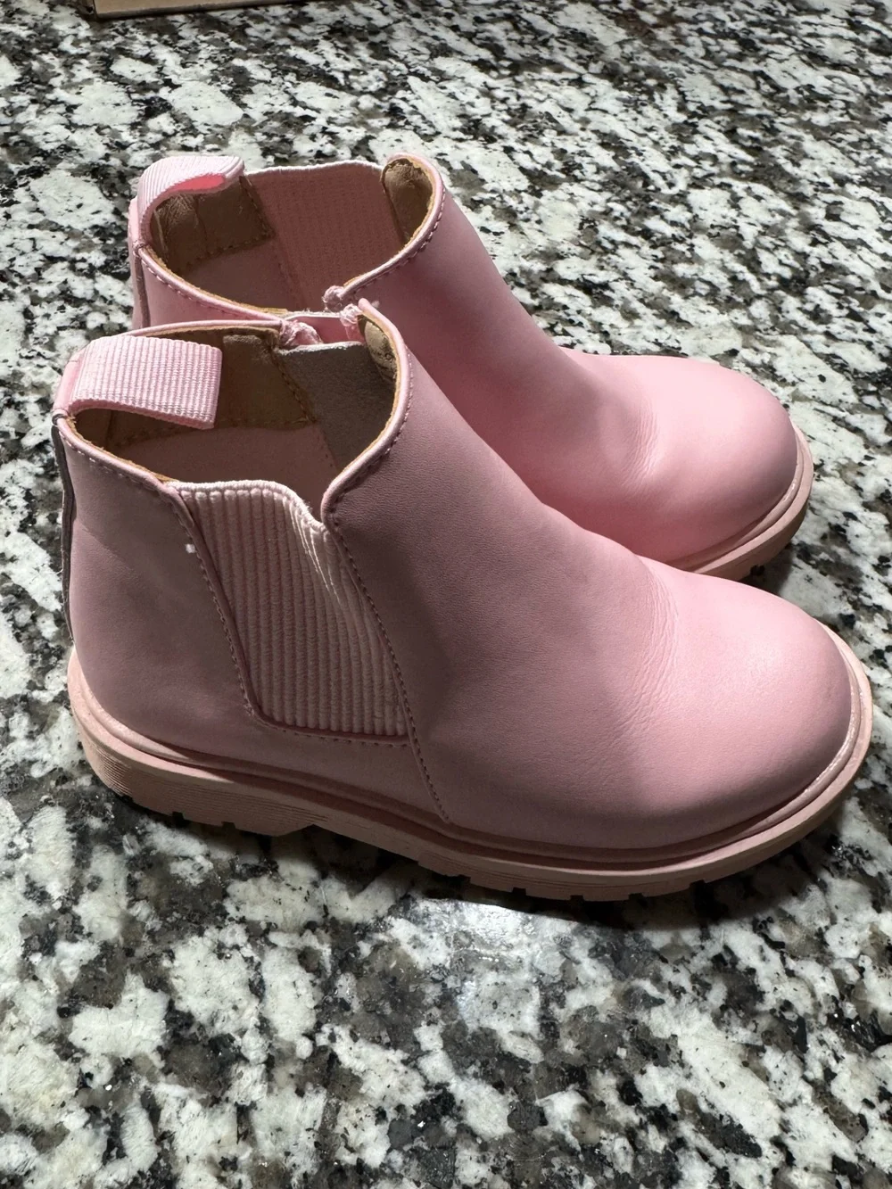 Sweet Honey Pink Chelsea Boots Girls Size 9 Genuine Leather